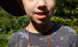 Aj Riško sa nechal zveriť do rúk našej animátorky Nelky.