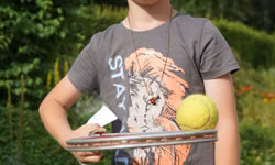 Romanko by chcel byť v dospelosti profesionálny tenista.