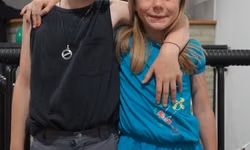 Sebko s Lenkou chceli mať tiež spoločnú fotku.